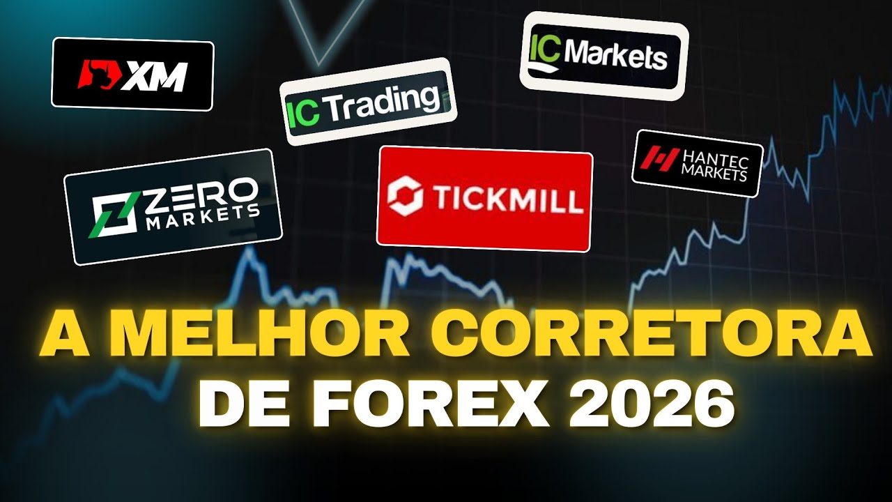 QUAL MELHOR CORRETORA DE FOREX (2026) | Tickmill, Ictrading, ActivTrades, Hantec ou XTB