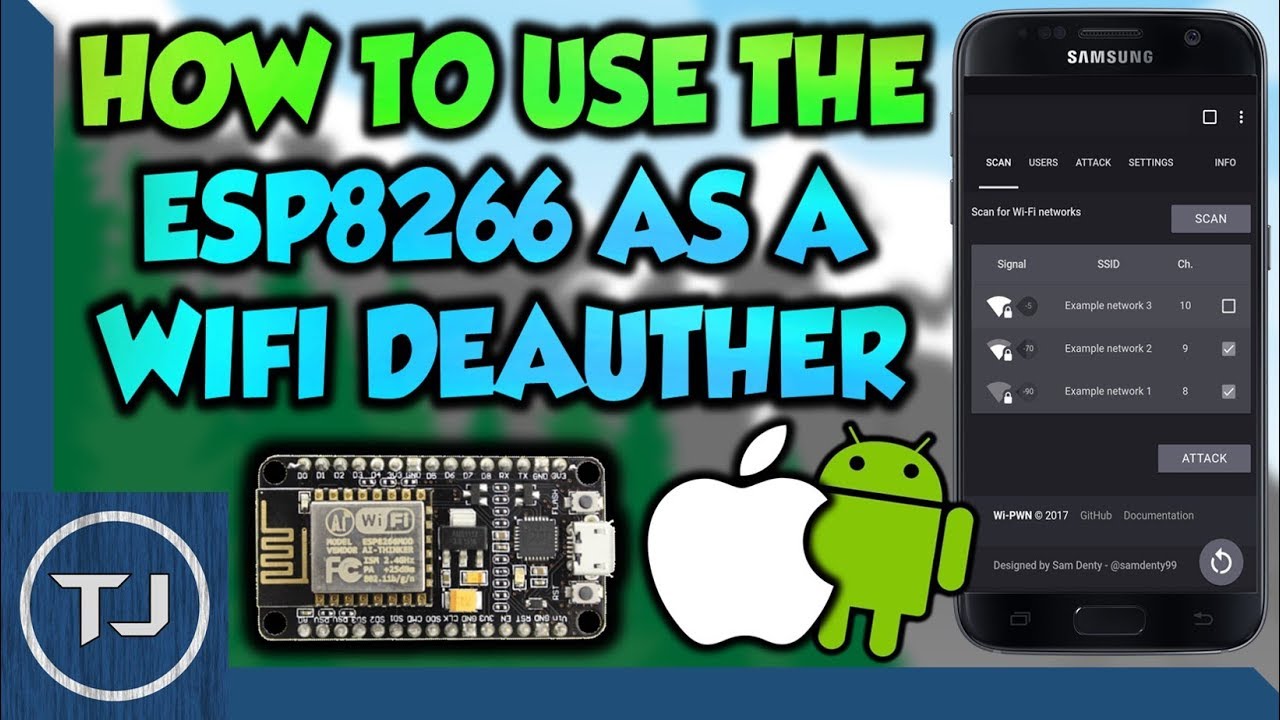 The $4 NodeMCU ESP8266 Wi-Fi Jammer Setup! (iOS & Android)