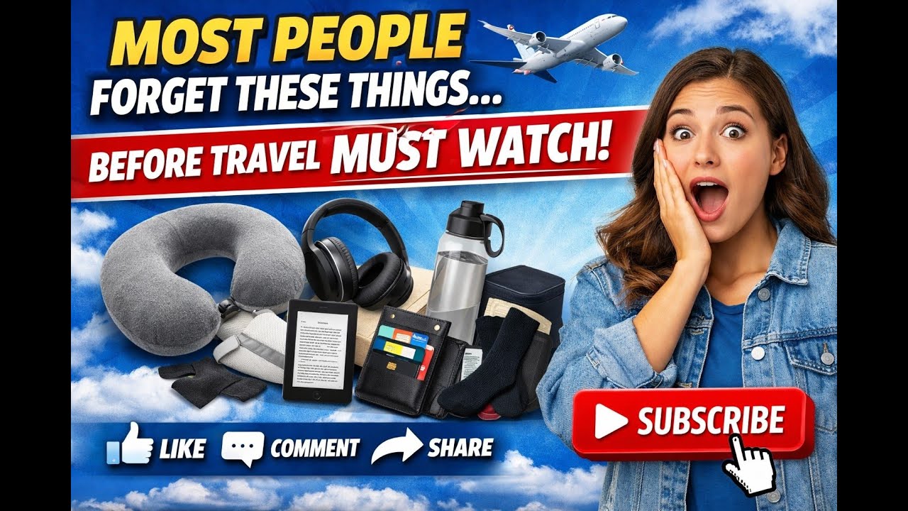 30 Best Travel Accessories for Long Flights in 2026 | Must-Have Flight Essentials