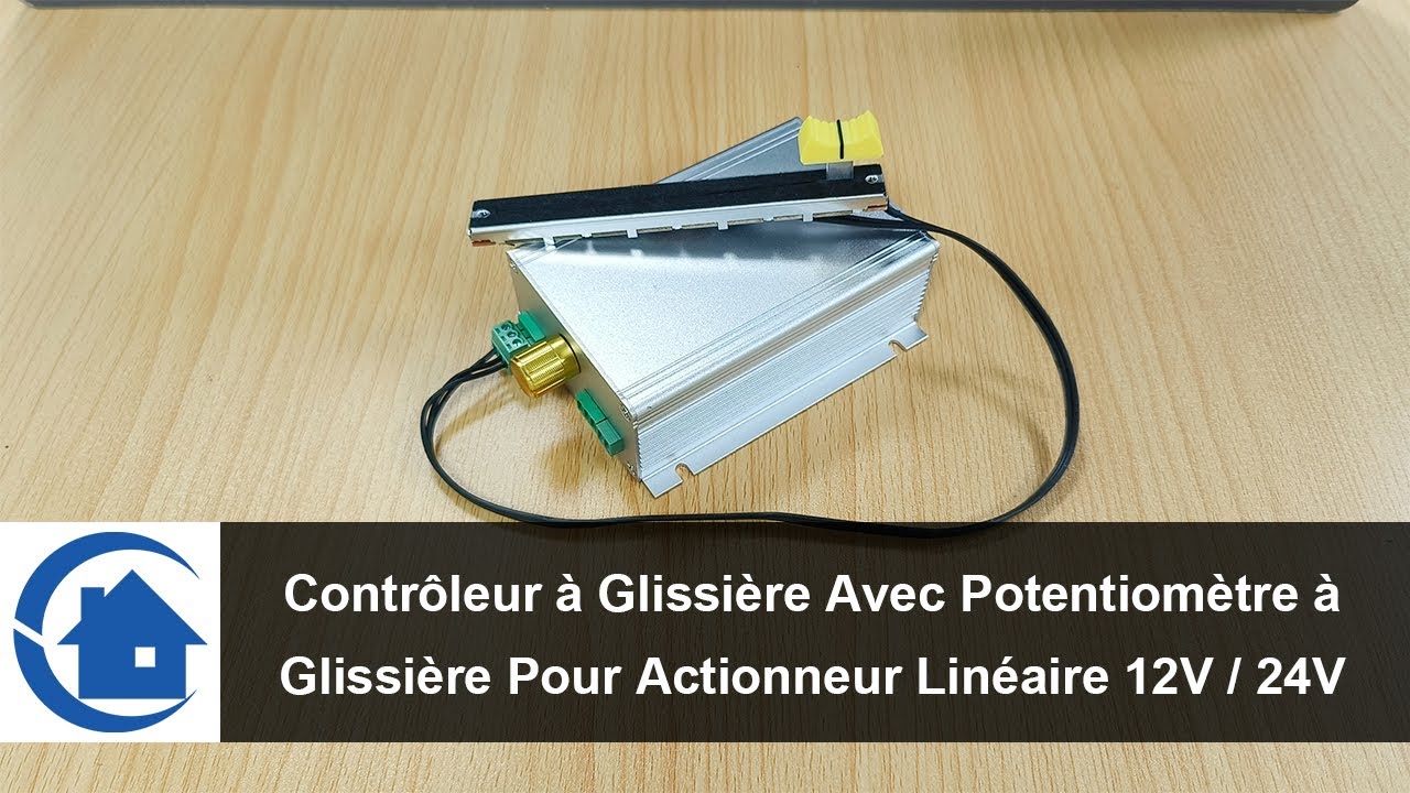 Contrôleur à Glissière Avec Potentiomètre à Glissière Pour Actionneur Linéaire 12V / 24V