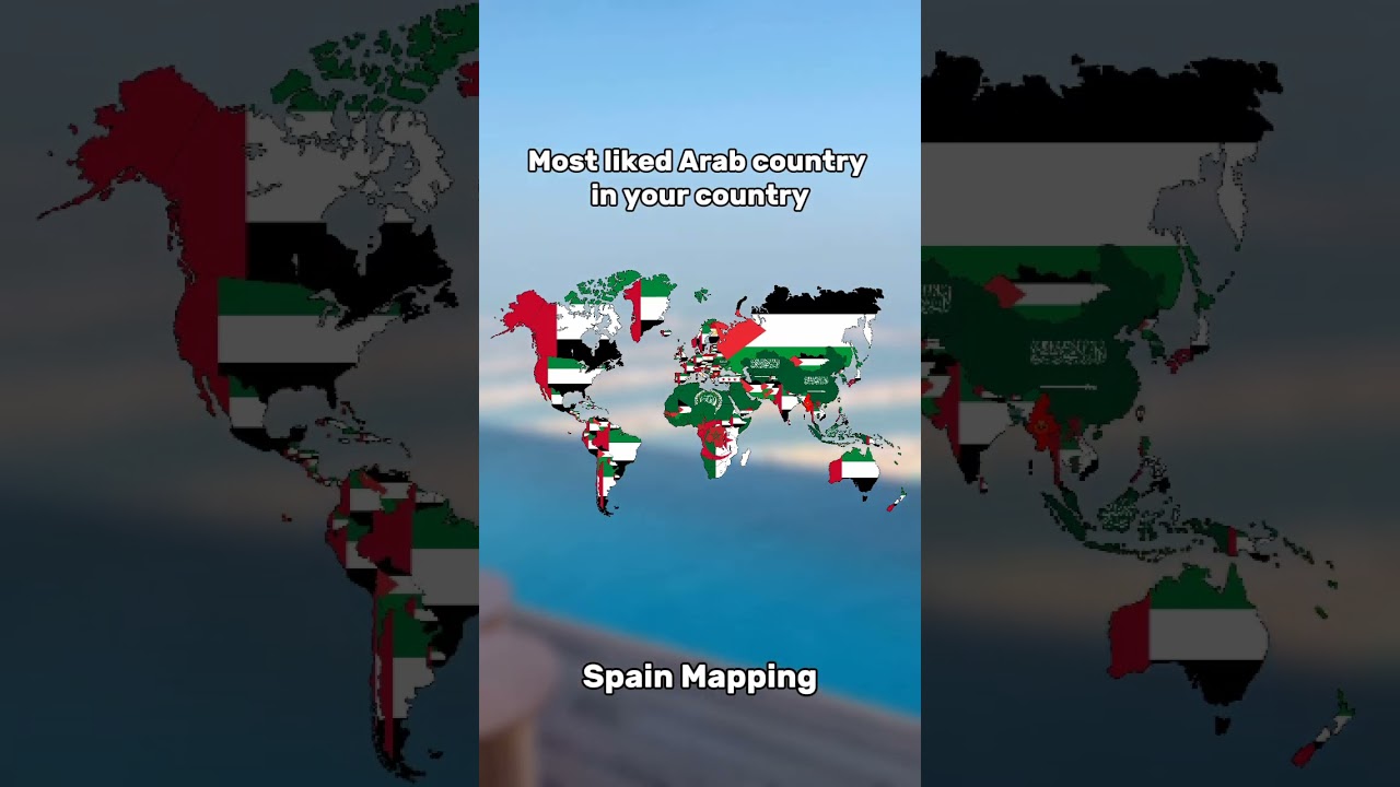 Most liked Arab country in your country #geography #history #world #mapping #map #maps #arab