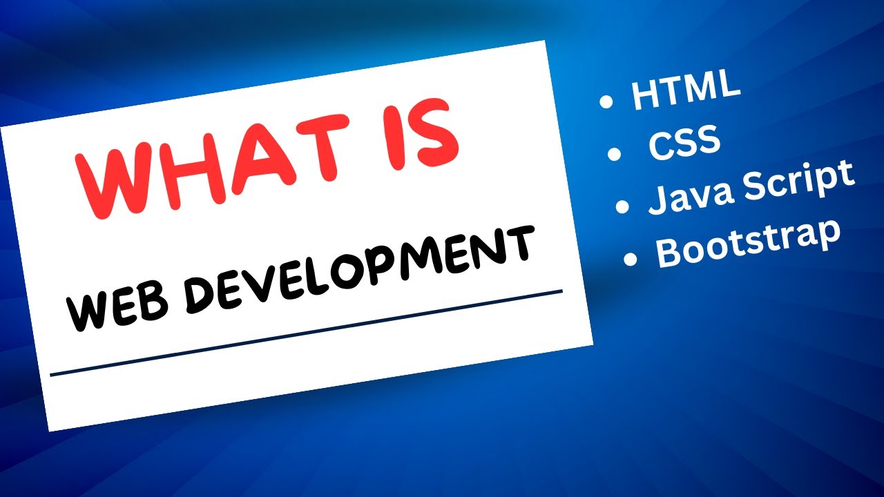 What is web development | UI Technologies | Ashok IT