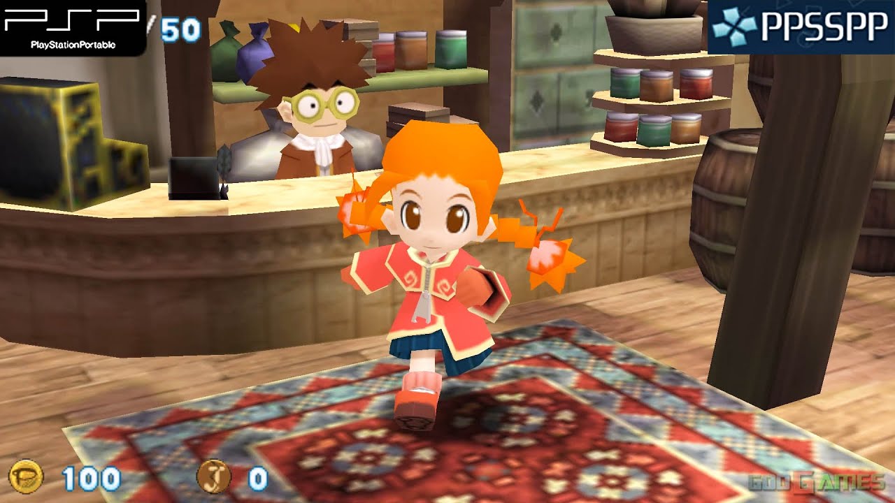 Gurumin: A Monstrous Adventure — геймплей PSP 1080p (PPSSPP)