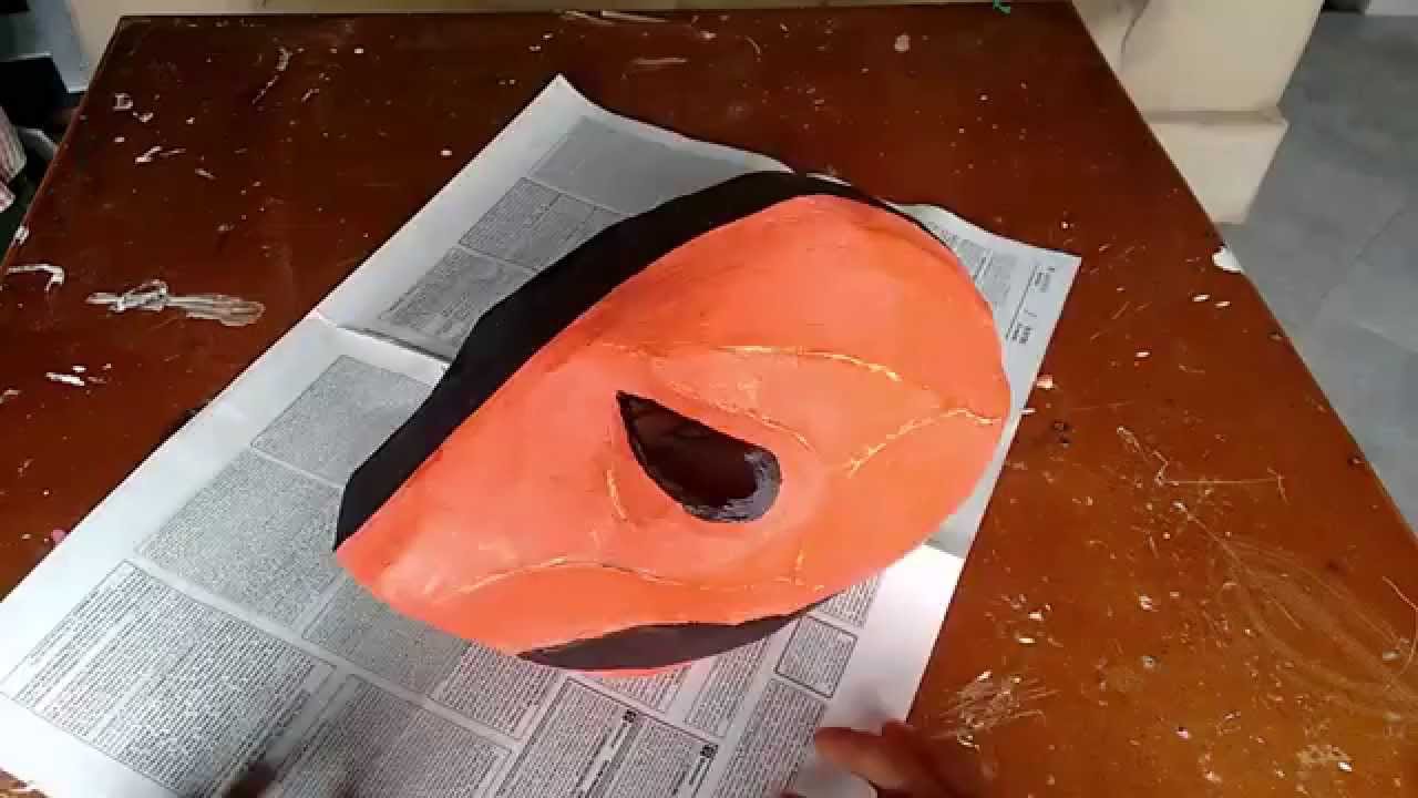 como fazer Mascara do deathstroke (Exterminador, Slade Wilson) Parte 1