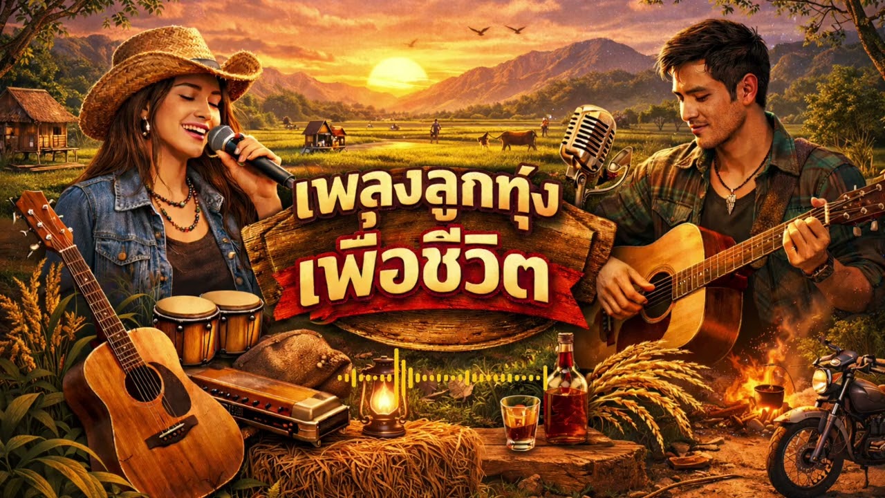 เพลงลูกทุ่งอินดี้ เพื่อชีวิต ฟังยาวๆ ยามเย็น