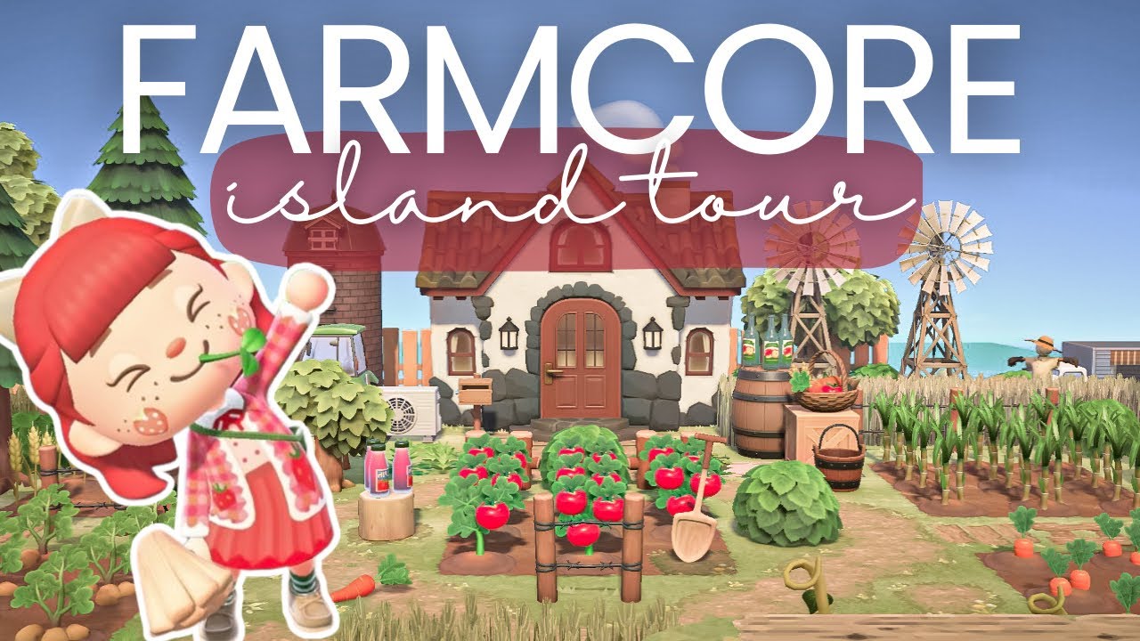 Farmcore Island Tour | CHICKENS!! | Animal Crossing New Horizons 2025