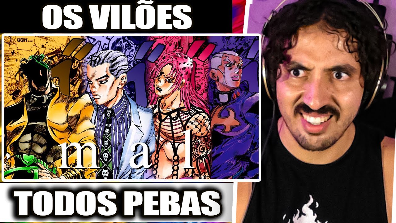 Os VILÕES de JOJO: As diferentes faces do MAL | Leozin React