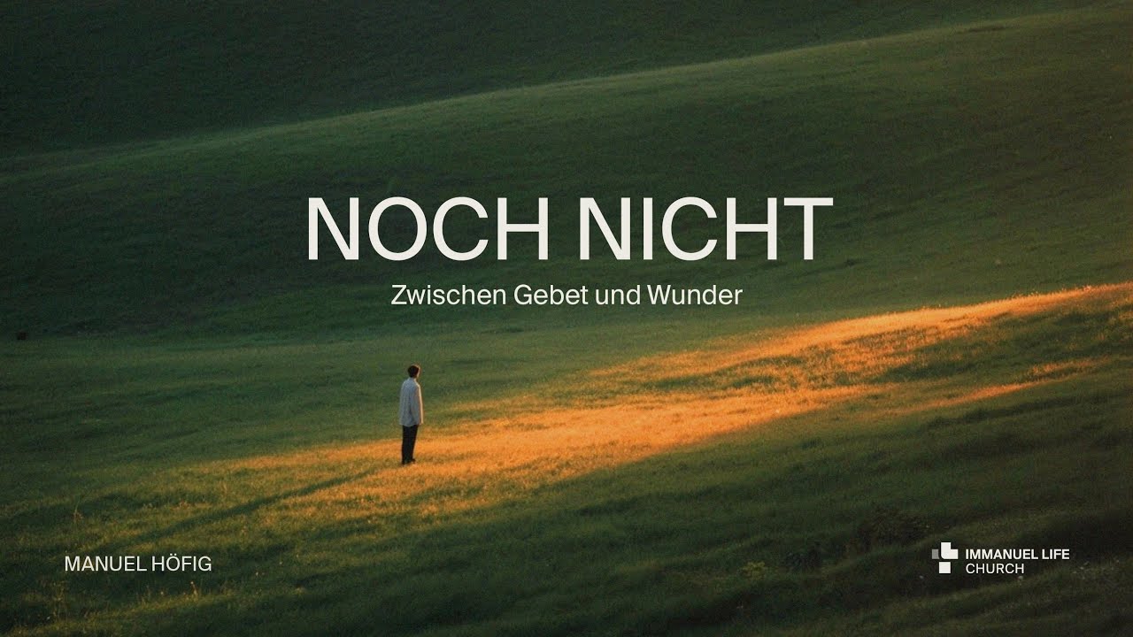 25.01.2026 | NOCH NICHT - ZWISCHEN GEBET UND WUNDER | MANUEL HÖFIG