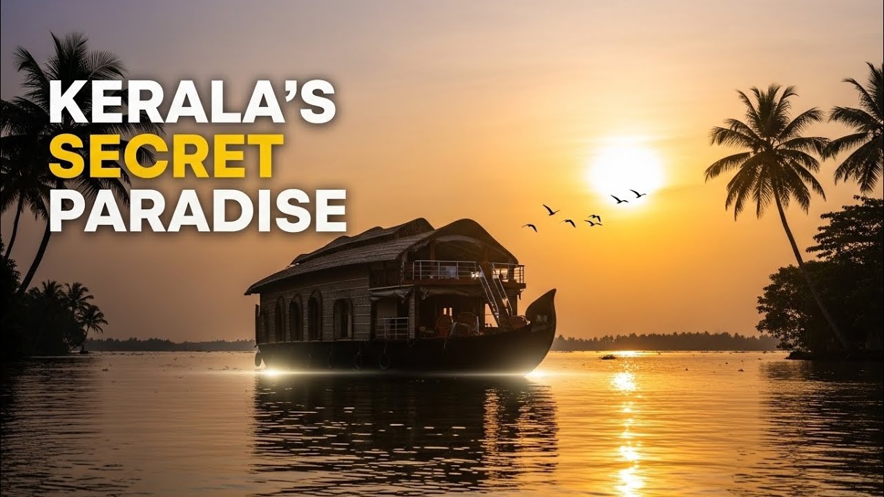 Calm Through Kerala’s Secret Paradise | Alleppey Houseboat ASMR🌊 | @SparkMindStories | #ghiblistyle 