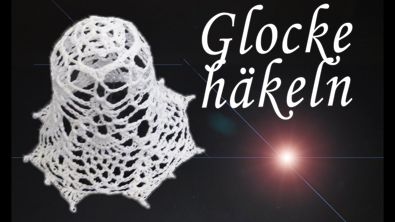Glocke für Weihnachten häkeln | Weihnachtsdeko