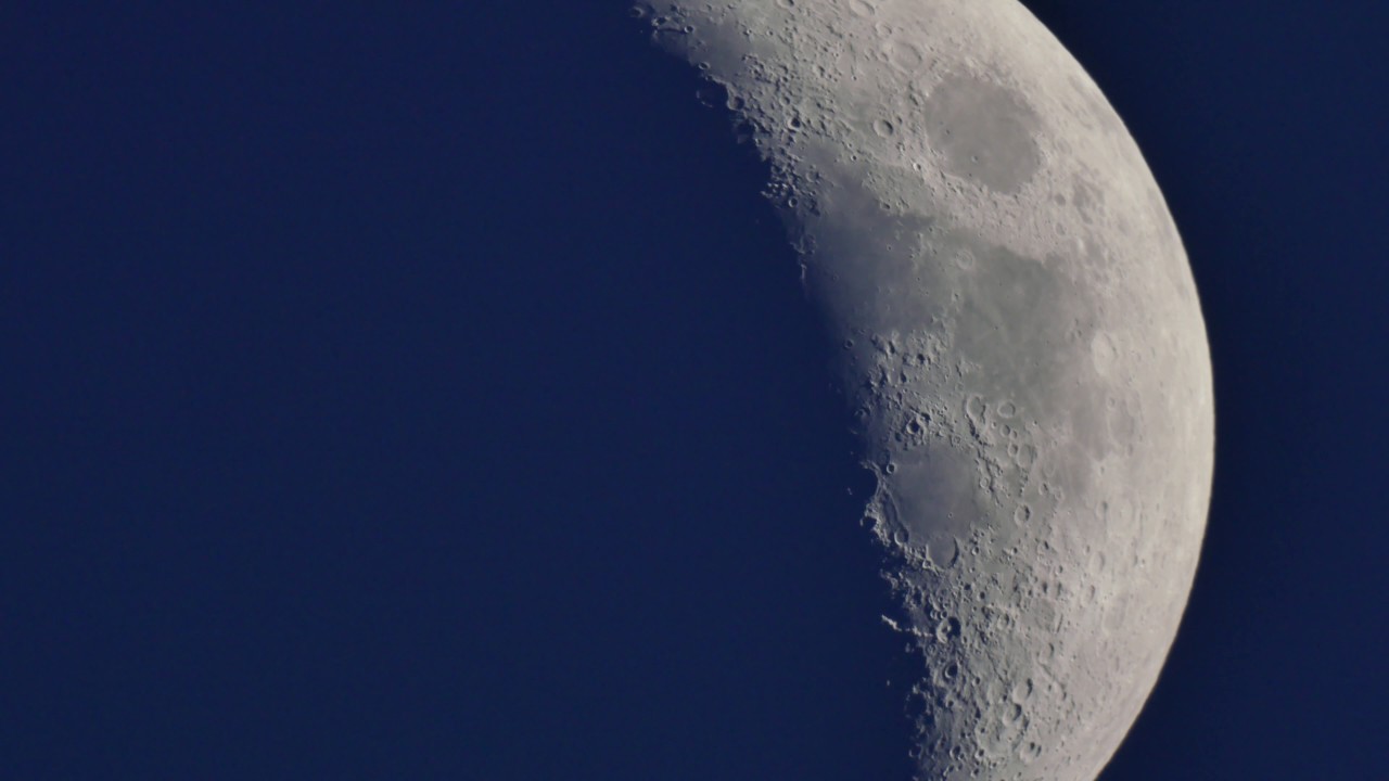 From My Telescope: The Moon - 4K video of the moon captured 30th May 2017 = Backyard Astronomy