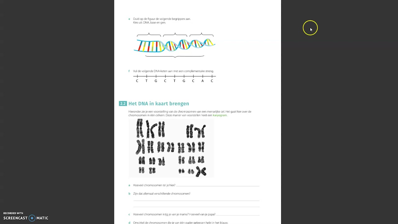 Afstandsonderwijs: DNA, diploide en haploide cellen