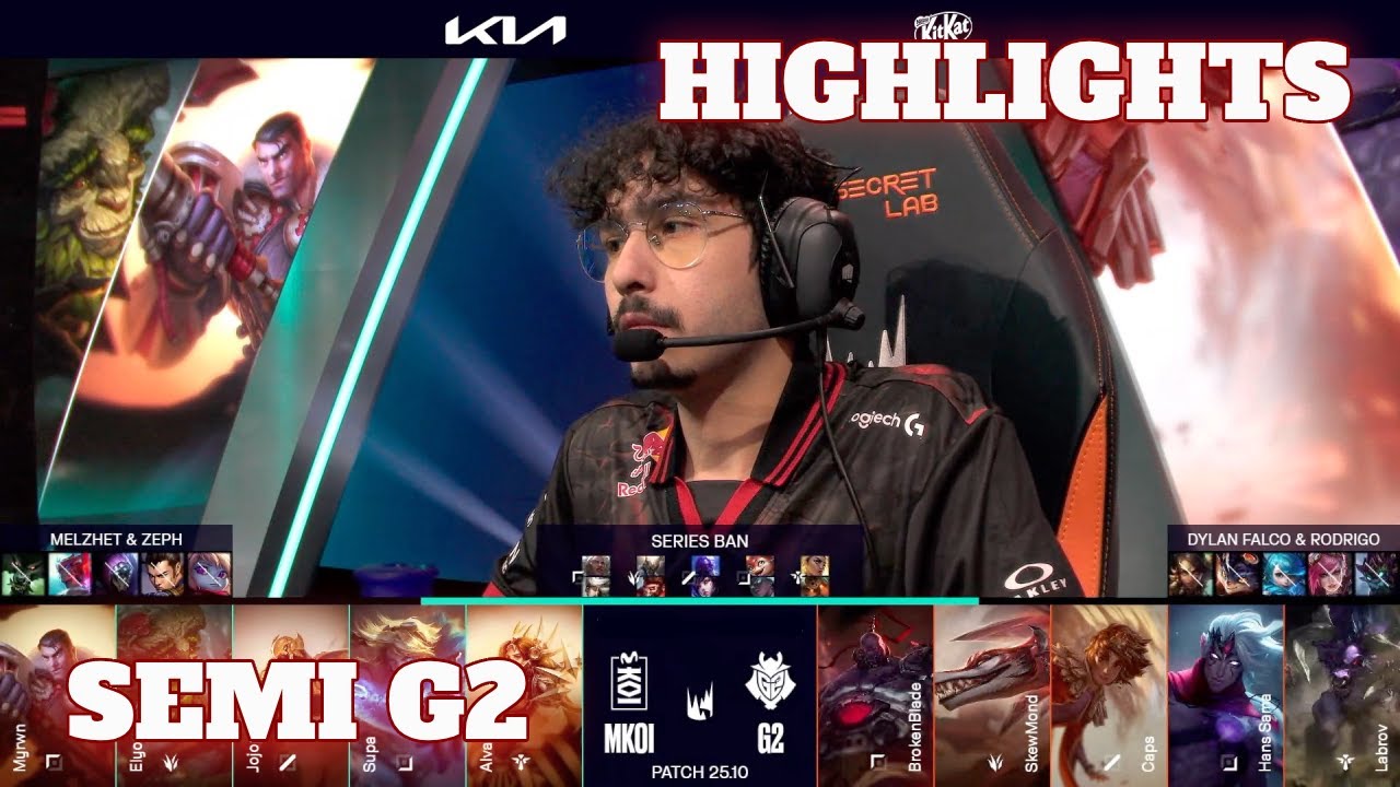MKOI vs G2 - Game 2 Highlights | Round 3 LEC Spring 2025 Playoffs | G2 Esports vs Movistar KOI G-2