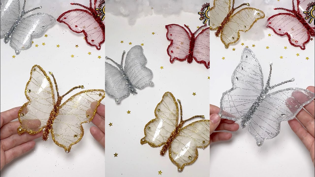 DIY 🔥TRANSFORMA tus botellas plásticas en hermosas mariposas🦋 