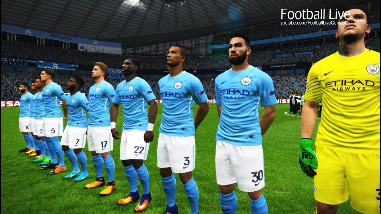 Manchester City vs Shakhtar Donetsk | UEFA Champions League 2017/2018 | PES 2017 Gameplay PC