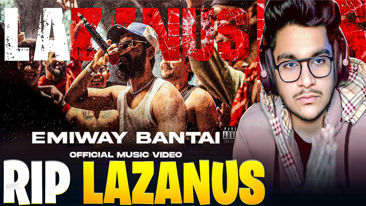 LAZANUS CAREER KHATAM😭EMIWAY BANTAI - LAZANUS Reaction by VampFyre | BRUTALLY DISSED