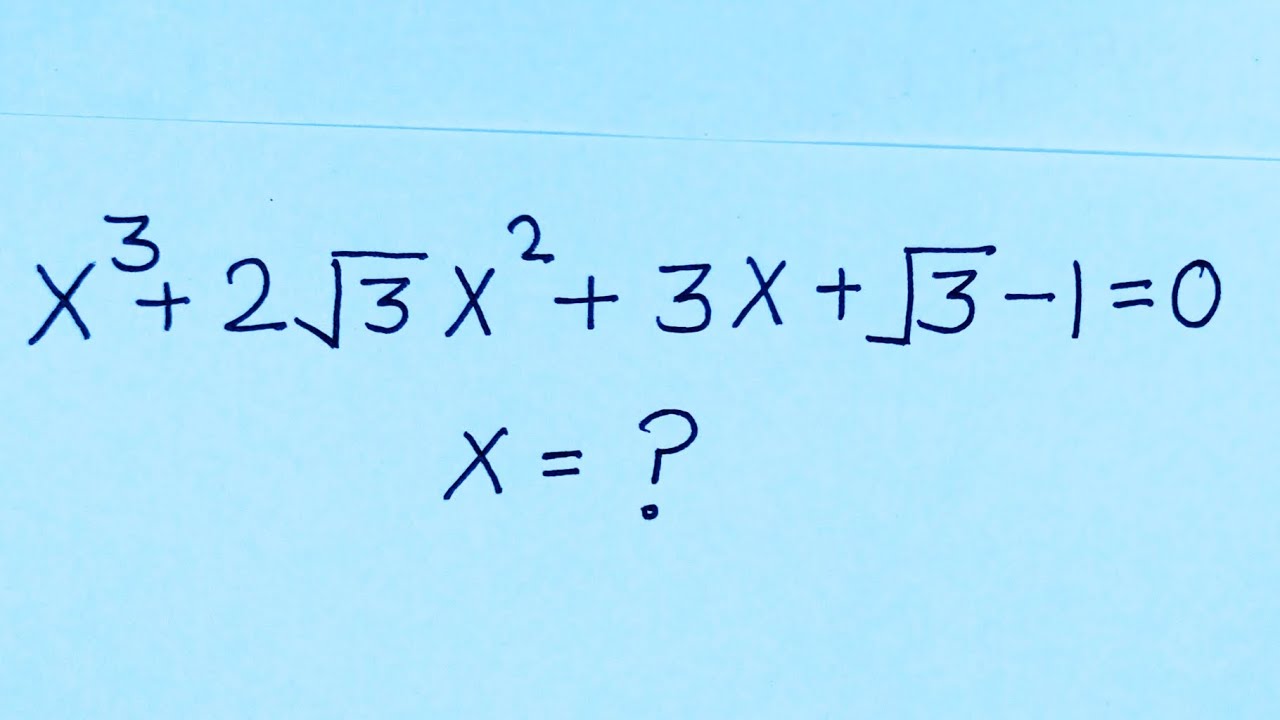 Germany | Can you solve this? | A Nice Maths Olympiad Algebra Problem |