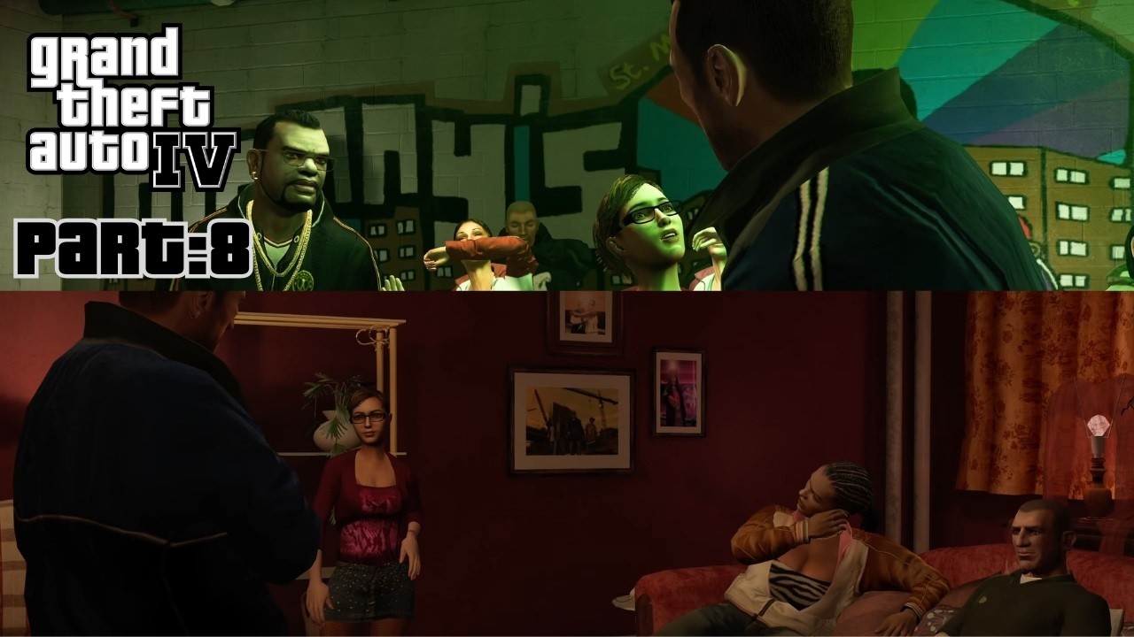 Niko Gets Introduced To Manny Escuela, Elizabeta Torres, And Packie McReary - GTA IV PC Part: 8