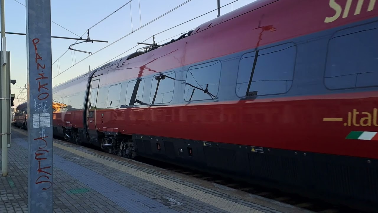 Treno a Milano Lambrate Etr 675 NTV Italo 9991 da Milano Centrale a Caserta