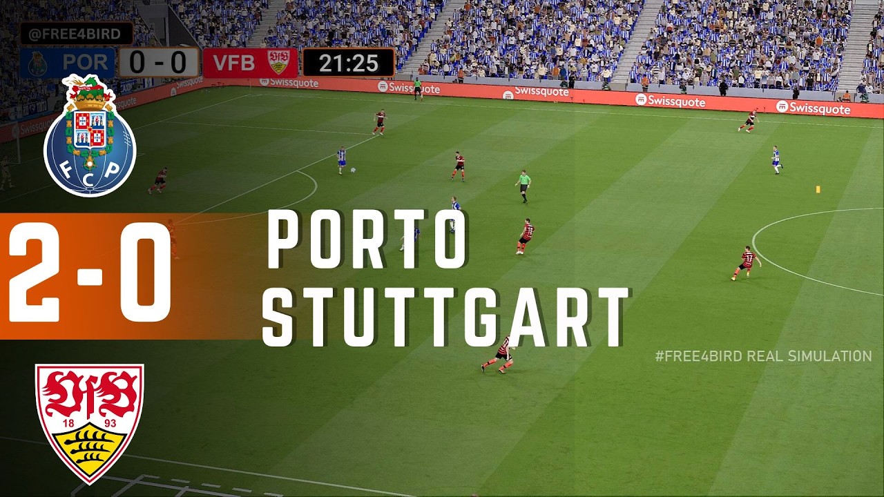 Porto vs Stuttgart 2-0 | Liga Europa da UEFA 2026 | Simula&ccedil;&atilde;o