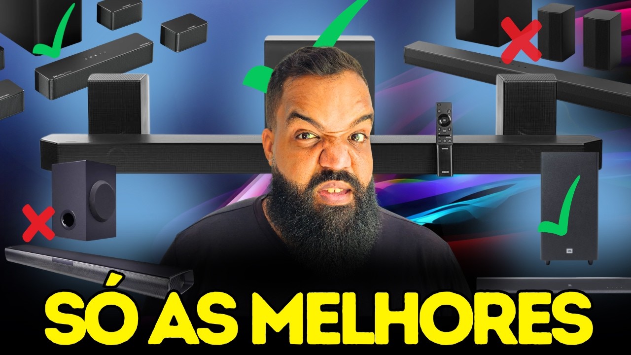 Top 5 SOUNDBAR [2026] Só as que VALEM O DINHEIRO!