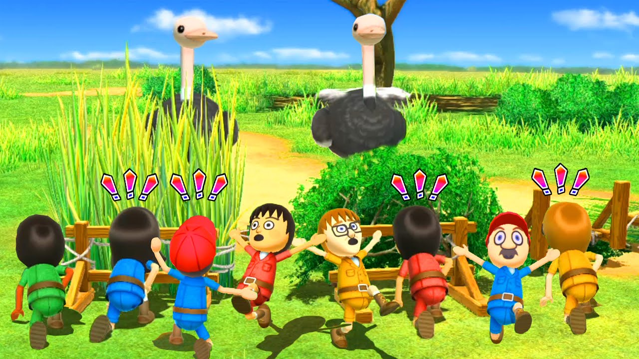 Wii Party U Minigame Collection Minh Party U Vs Sakura Vs Pierre Vs George
