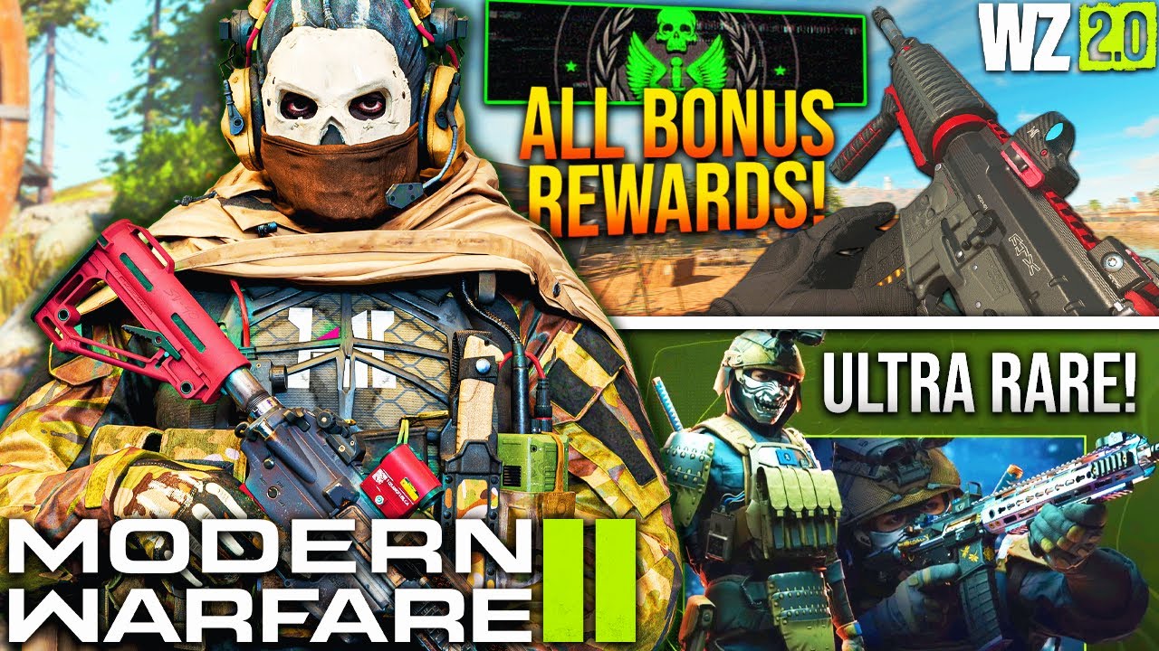 Modern Warfare 2: The MAJOR BONUS CONTENT Rewards & How To Get Them! (Rare Unlocks)