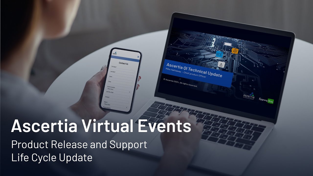 Ascertia product release and support changes: ADSS Server & SigningHub