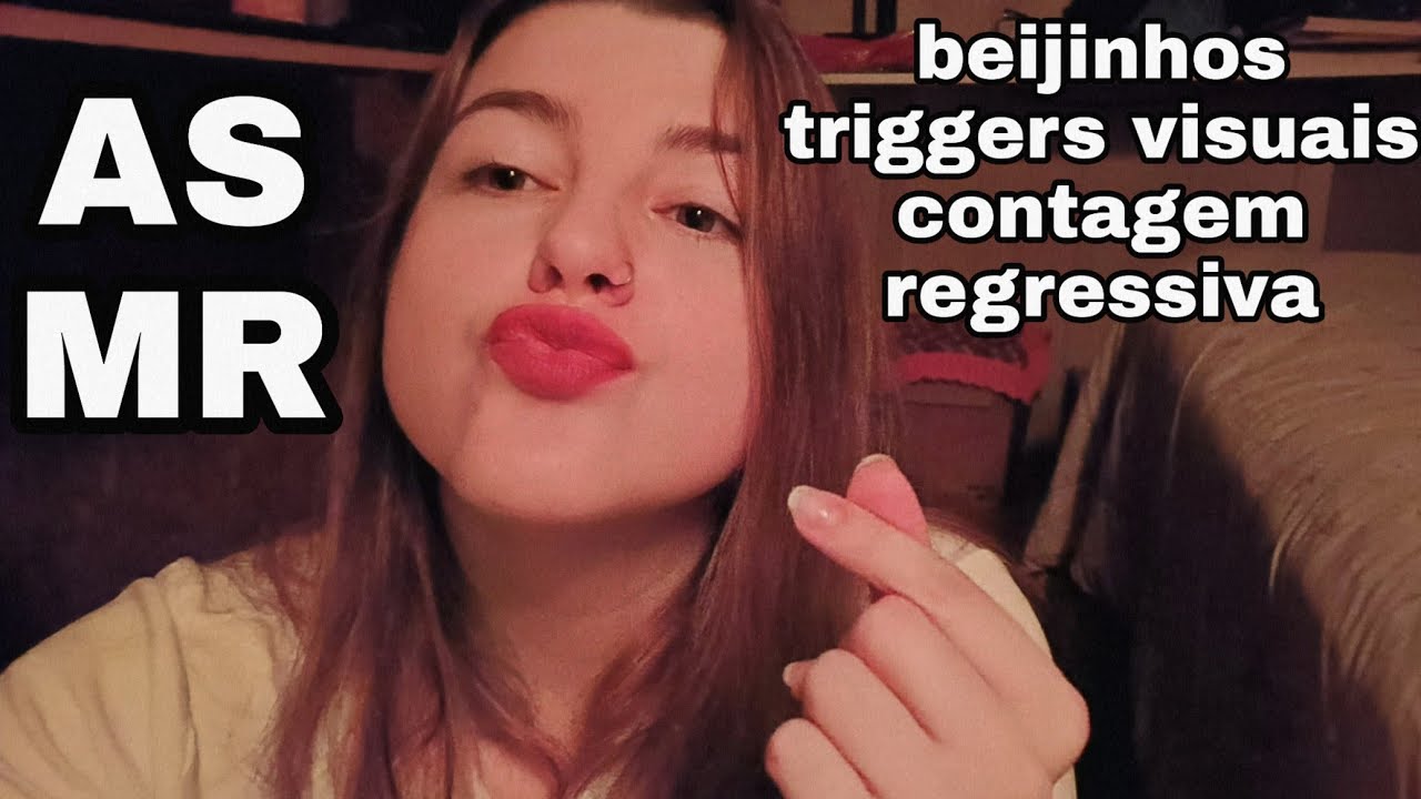 asmr caseiro • beijinhos e toques na tela + contagem regressiva para dormir!