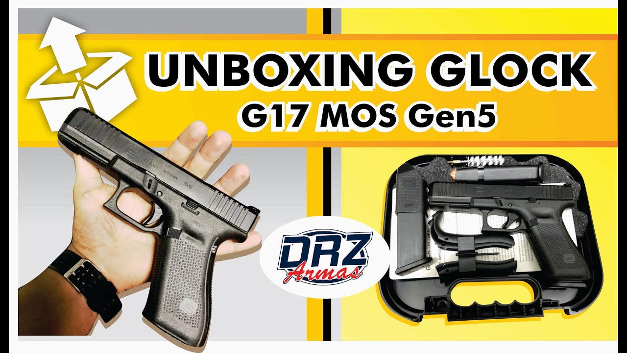 UNBOXING GLOCK G17 MOS Gen 5 + TESTE DE TIRO