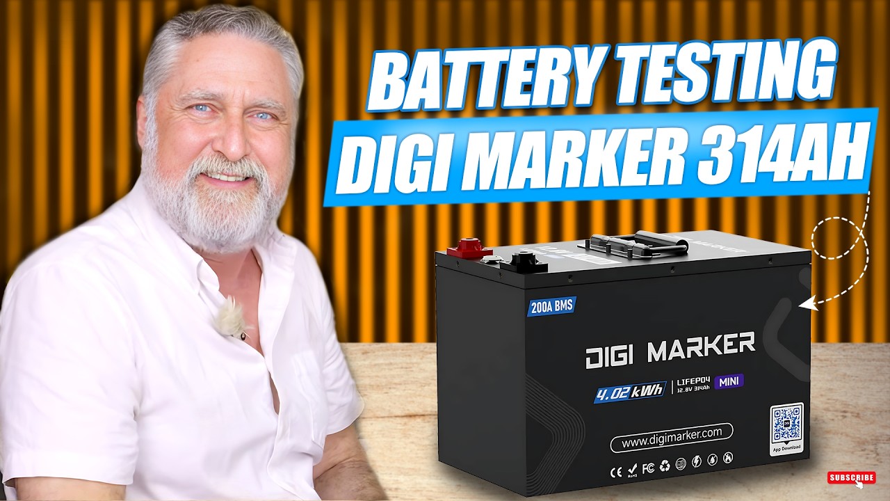 Тестирование литий-железо-фосфатного аккумулятора Digi Marker 314ah.