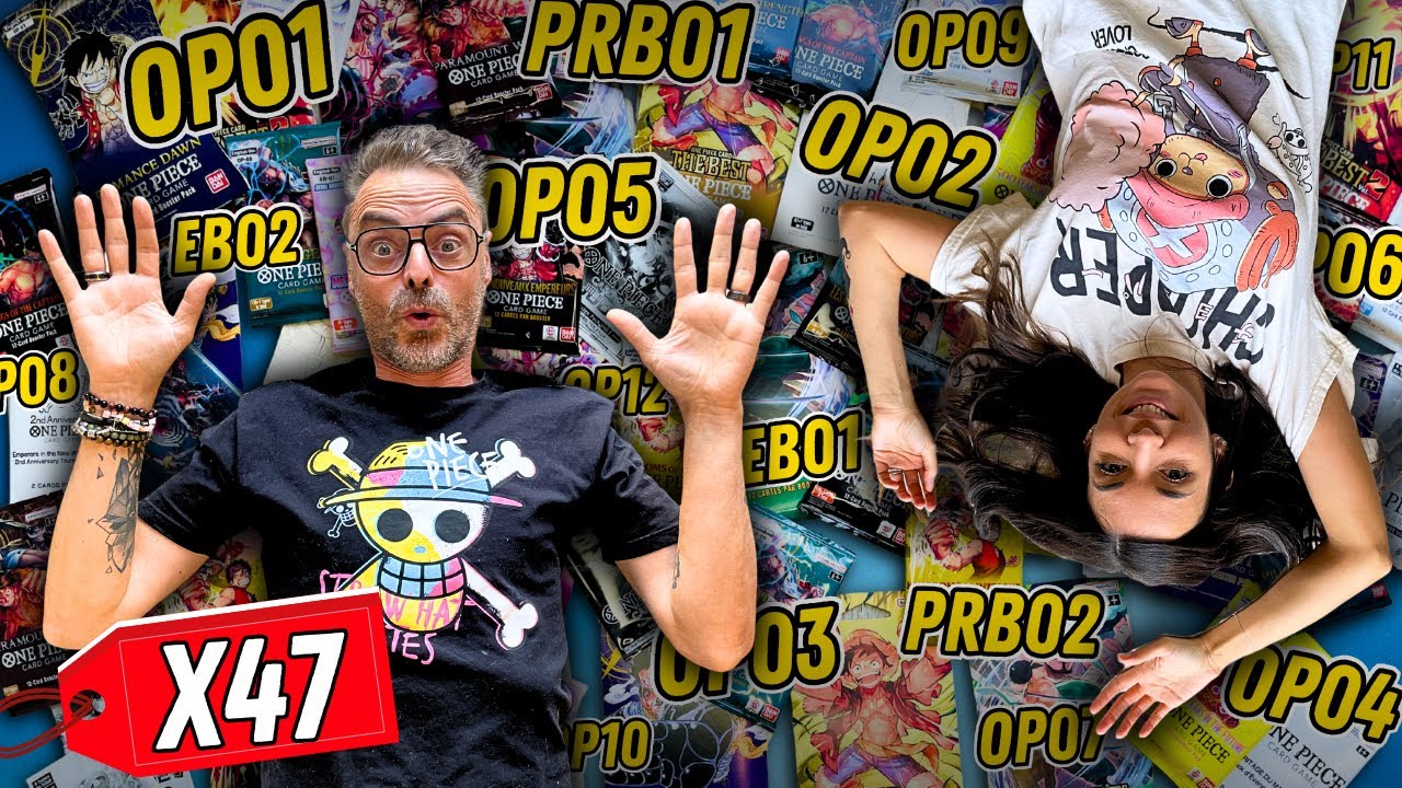 On ouvre TOUTES LES SÉRIES ONE PIECE CARD GAME !!! 🎉 De OP01 à OP12, en passant par PRB et EB !!