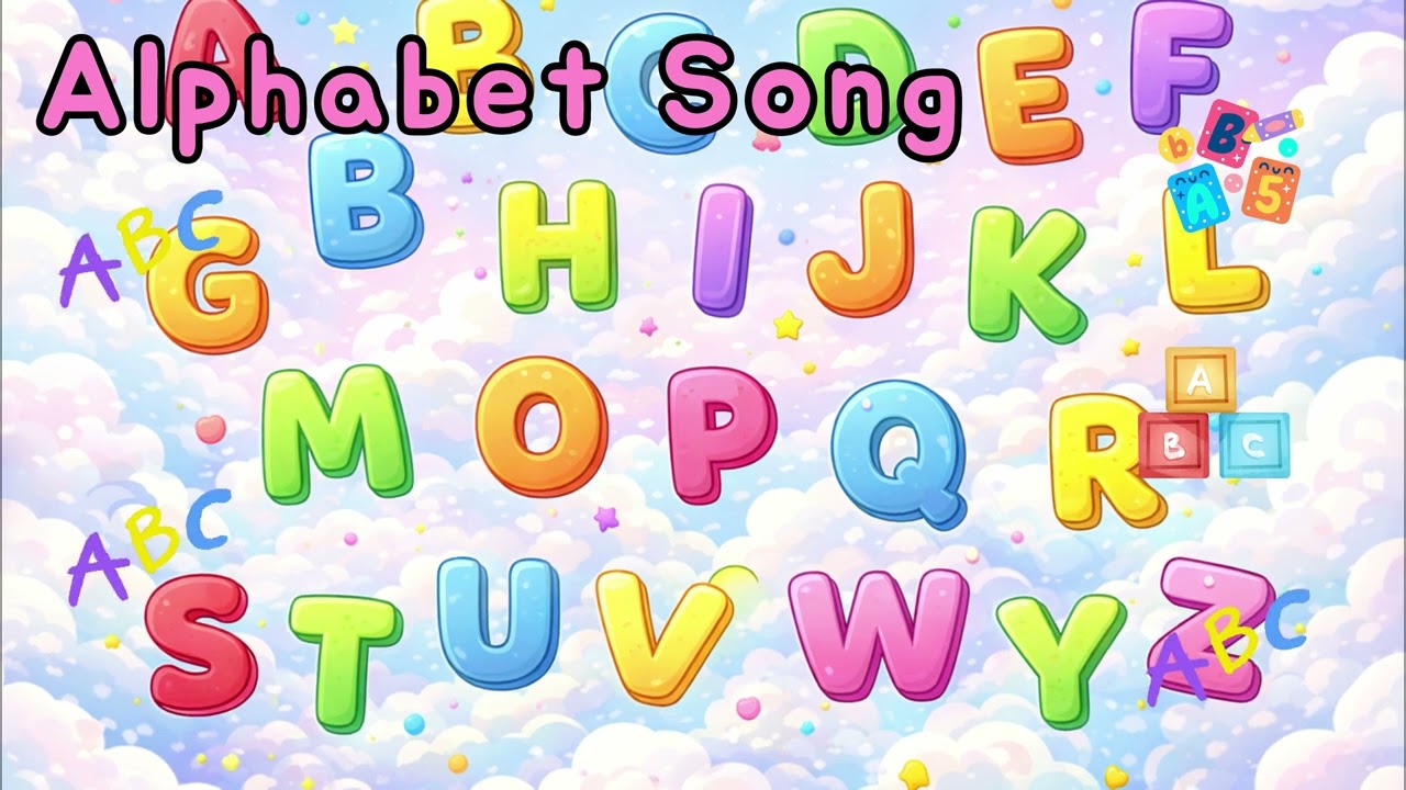 Песенка про алфавит ABC 🎵 | Веселая песенка для детей | Изучаем буквы от A до Z