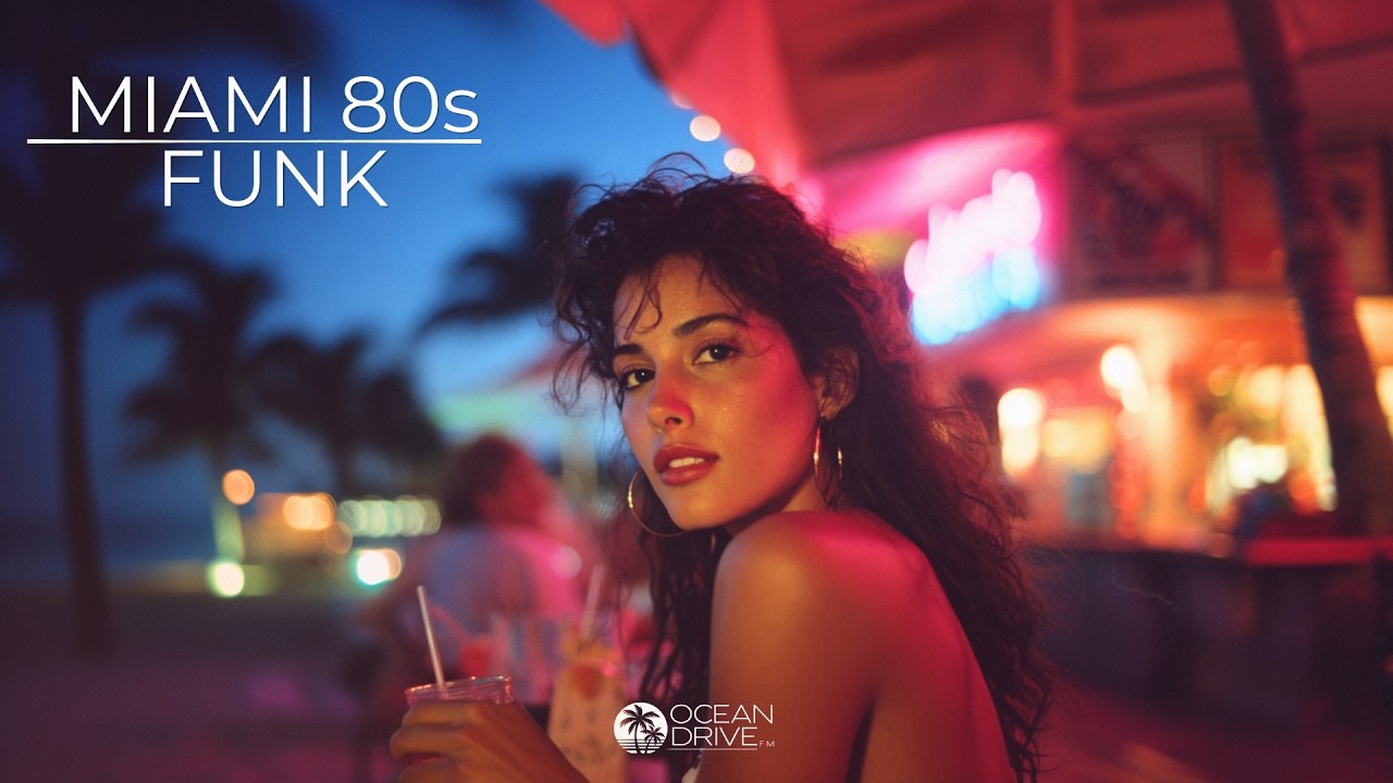 Retro 80s Funk Miami Mix 🌆 Downtown Evenings | Smooth Cocktail Lounge