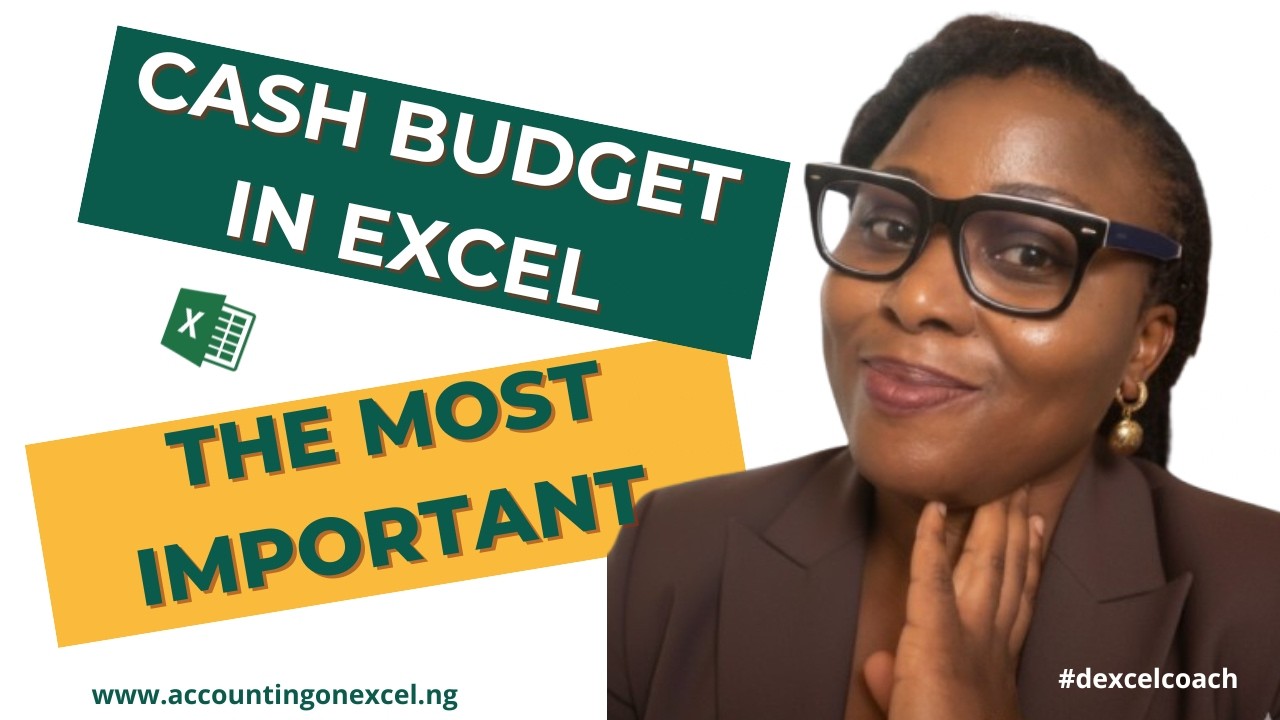 Cash Budget in Excel | The Most Important Budget in the Series