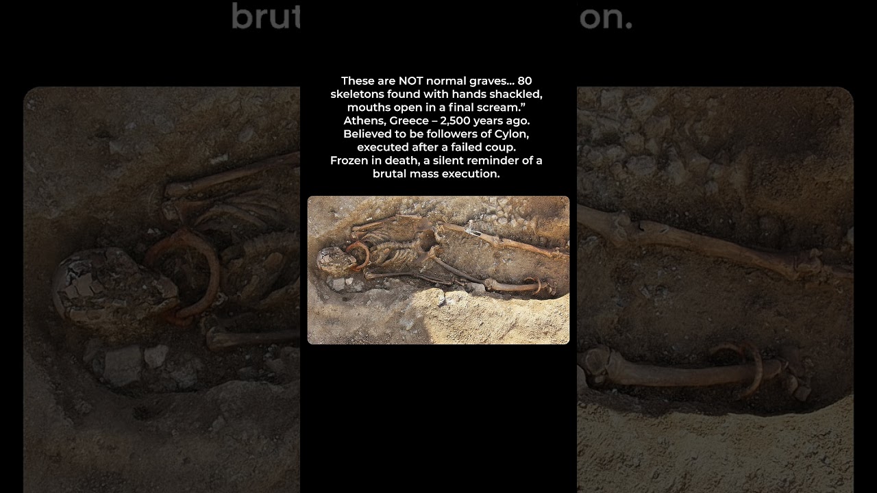 80 Skeletons Found in Chains Screaming from 2,500 Years Ago 😱