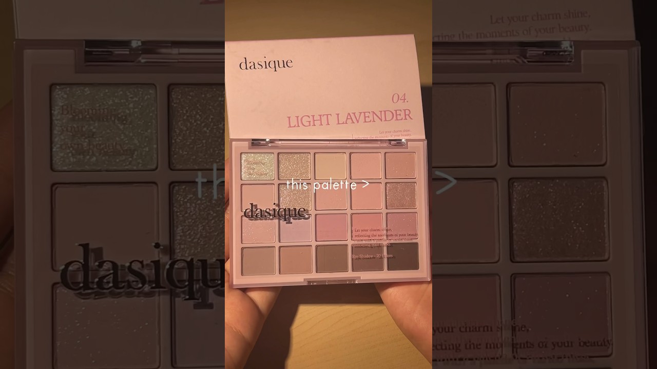 dasique 20 colors palette #kbeauty