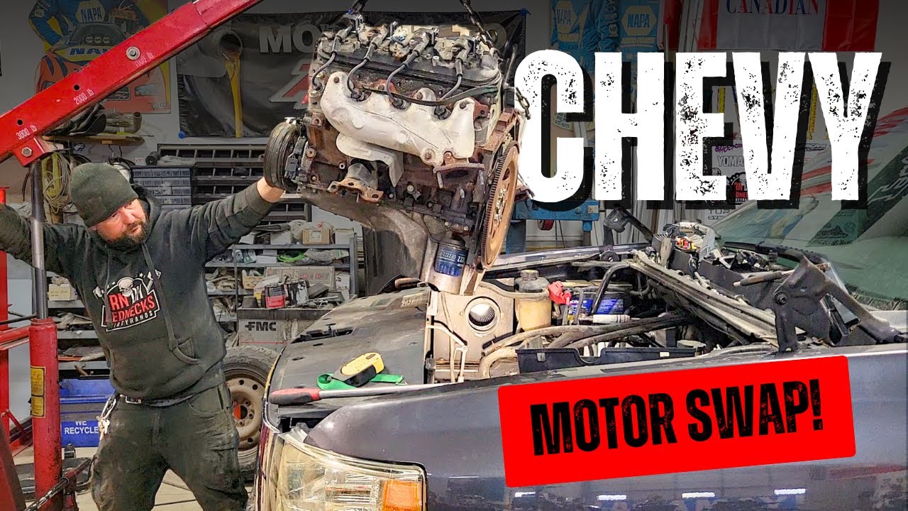 Engine Swap In A Chevy Silverado 4x4!