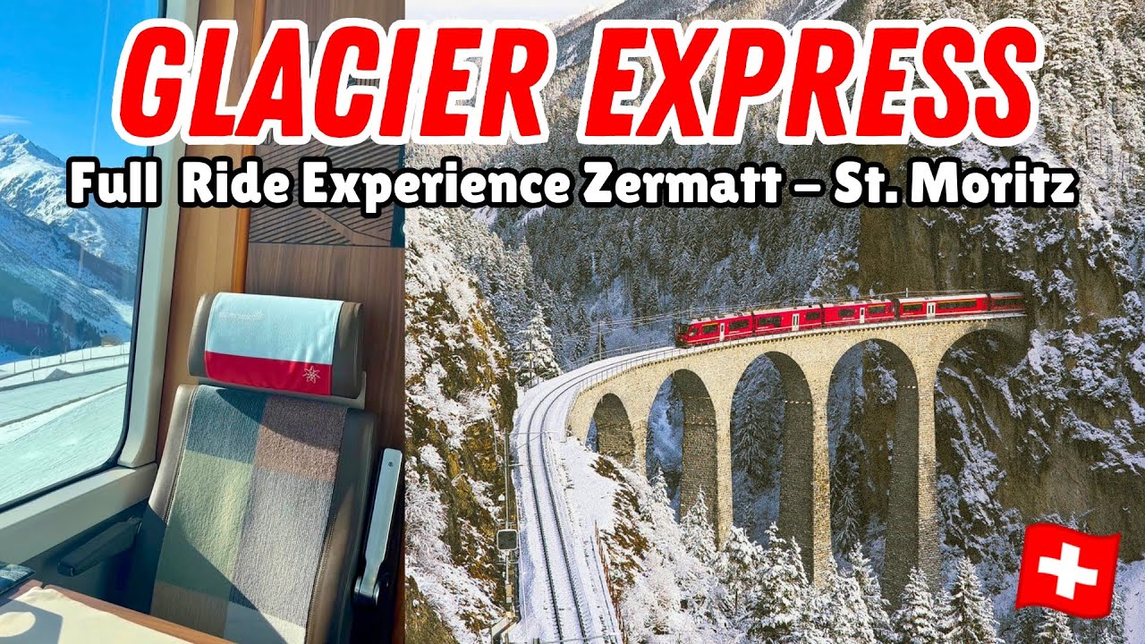 GLACIER EXPRESS: из Церматта в Санкт-Мориц на самом грандиозном панорамном поезде Швейцарии