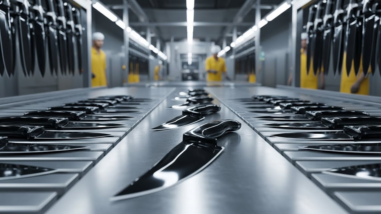 Inside the Obsidian Blade Factory – How Luxury Knives Are Made(Full Process)
