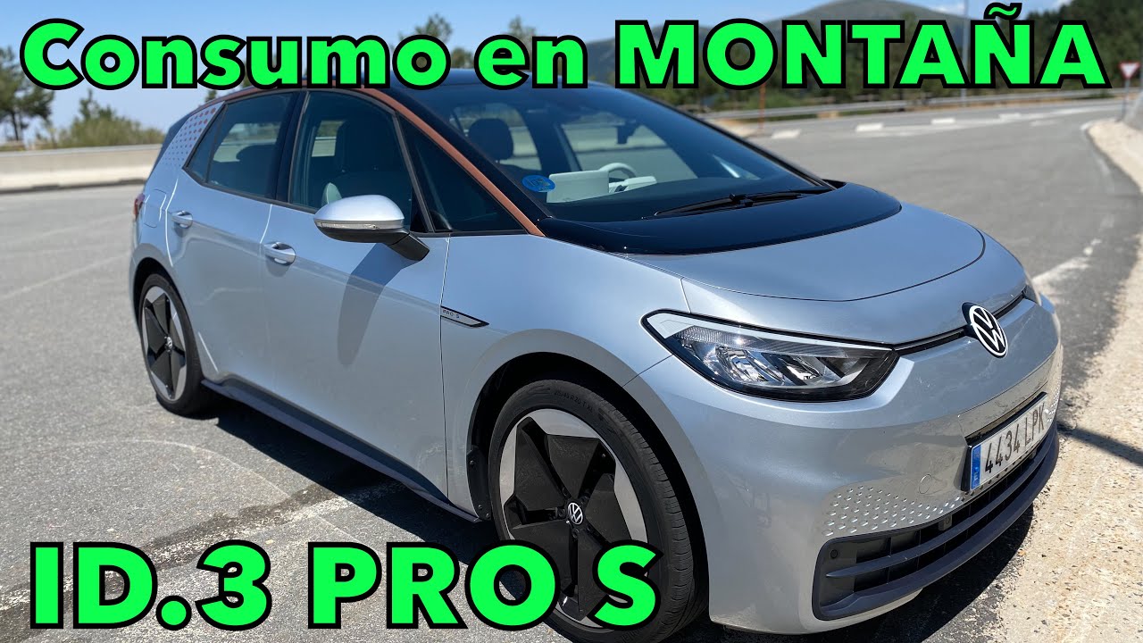 ¿REALIDAD o MITO? Consumo COCHE ELÉCTRICO en MONTAÑA Prueba Volkswagen ID3 PRO S en español MOTORK
