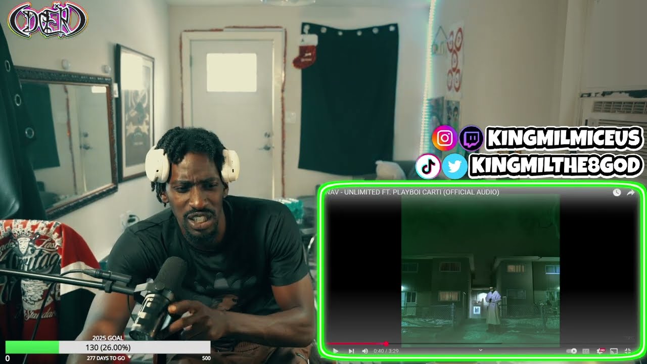 The 8 God Reacts to: Playboi Carti & NAV - Unlimited (Rock Out)