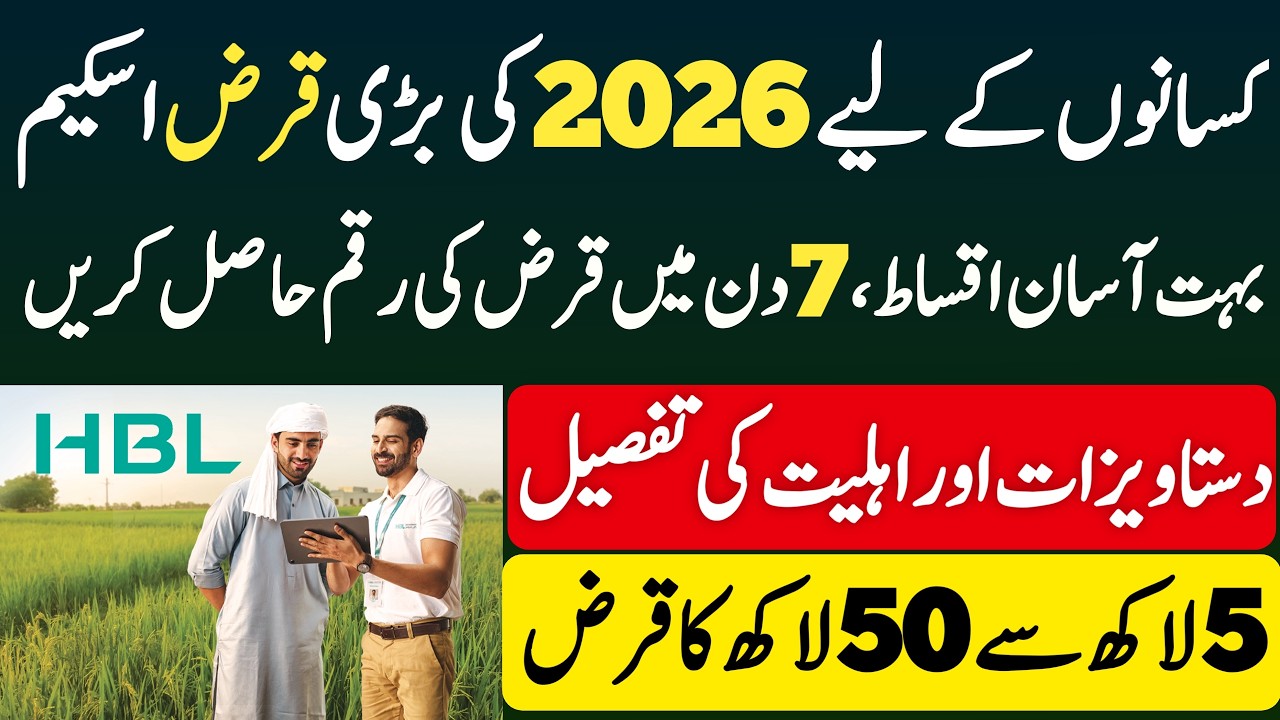 Roshan Zameen Program 2026 | HBL Microfinance 5 Million Loan | Eligibility, Documents & 7 Year Plan