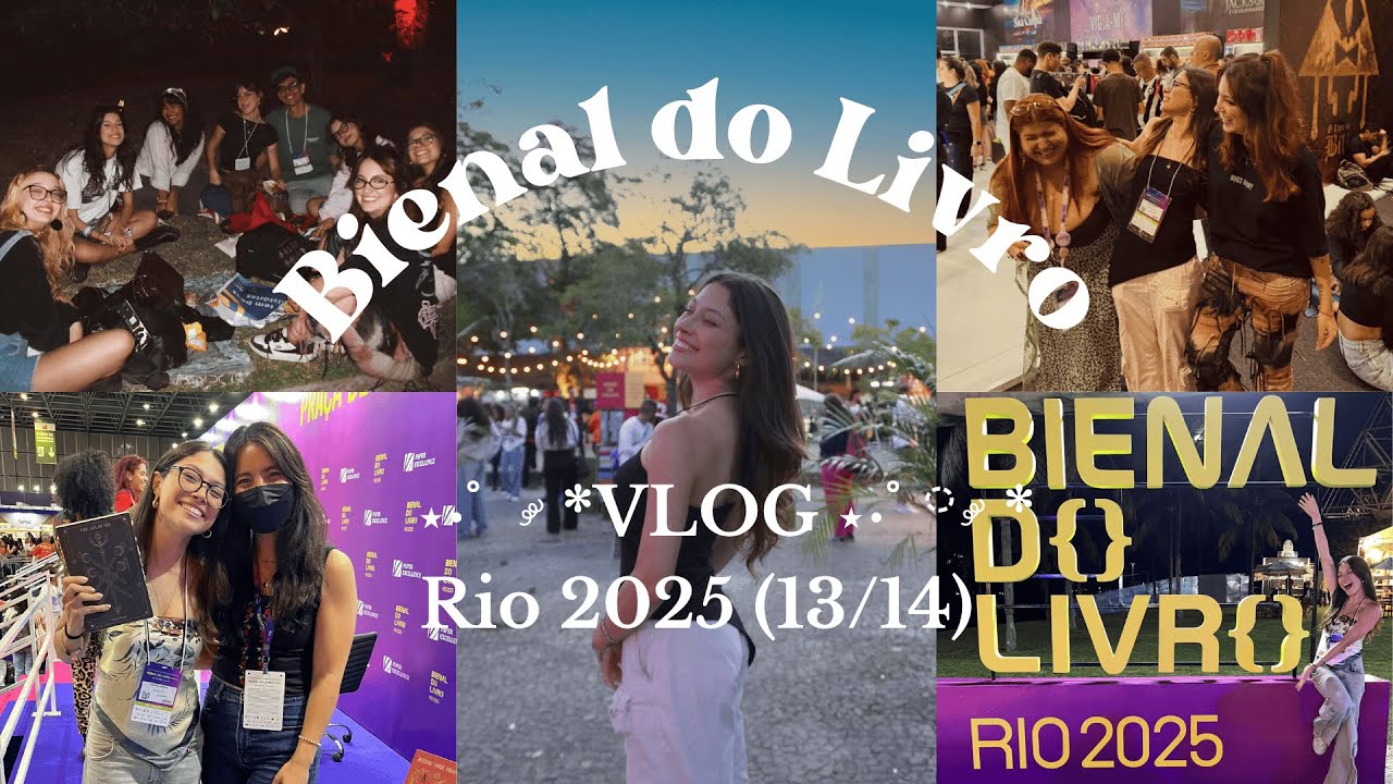Vlog Bienal do Livro Rio 2025 ⋆·˚ ༘ *