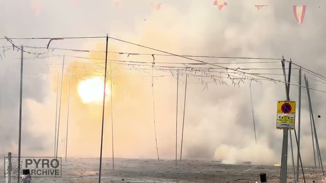 Mascletà, Pirotecnia del Mediterráneo - Sollana (ES), 10/08/2024