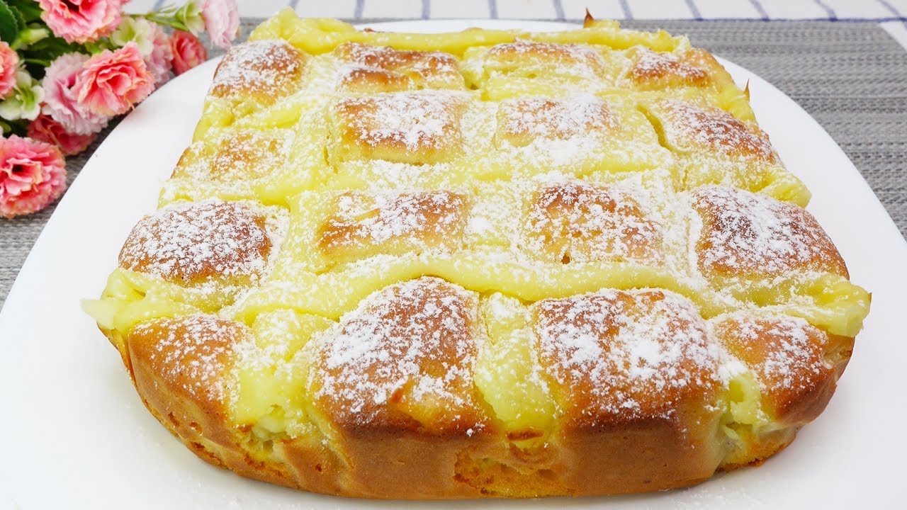 Если у вас дома есть яблоки! 🍎🍏 приготовь очень вкусный яблочный пирог! # 240