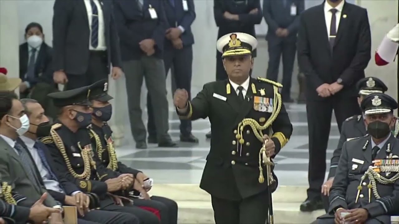 President Kovind presents Ati Vishisht Seva Medal to Rear Admiral V Mohan Doss, VSM (Retired).
