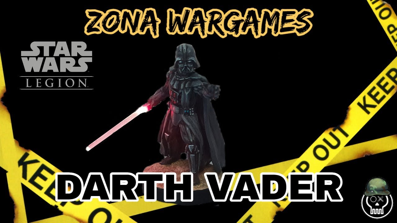STAR WARS LEGION como PINTAR DARTH VADER  hacer SABLE LASER LED -TUTORIAL LED CONVERTION MINIATURAS-