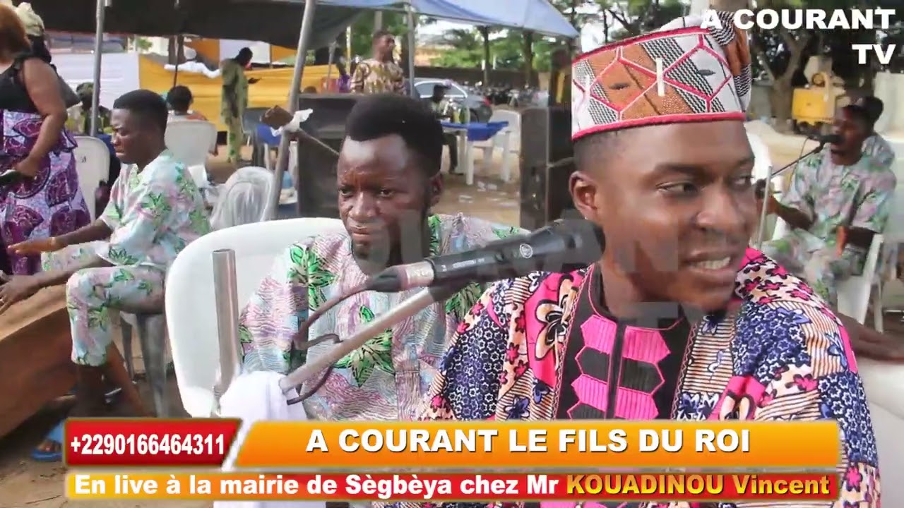 A courant le fils du roi chez Kouadinou Vincent