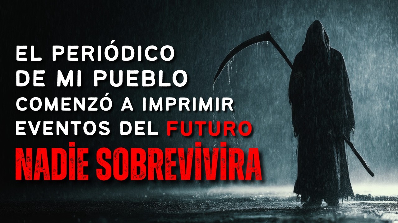 El Periódico de mi Pueblo comenzó a imprimir sucesos del día siguiente - Nadie Sobrevivirá
